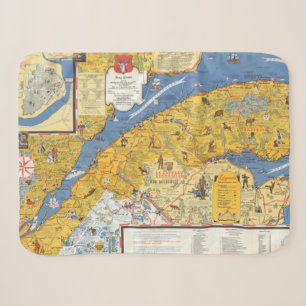 Karte von Vacanes, Quebec, Gaspesie (Kanada) Sherpadecke