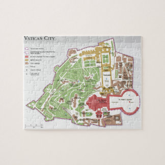 Karte von Vatikanstadt