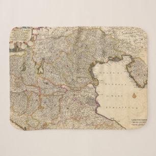 Karte von Venedig-Region, Italien Sherpadecke