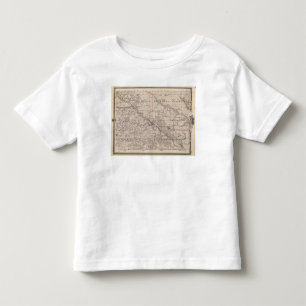 Karte von Wapello County, Staat von Iowa Kleinkind T-shirt