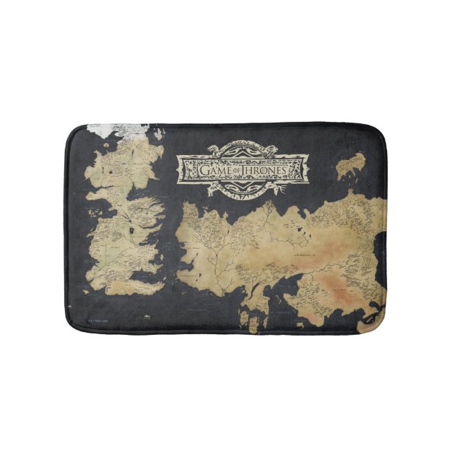 Karte von Westeros Badematte (Vorderseite)