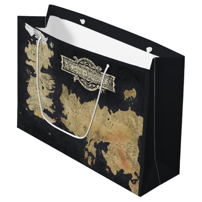 Karte von Westeros Große Geschenktüte (Vorderseite Schrägansicht)