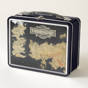 Karte von Westeros Metall Brotdose
