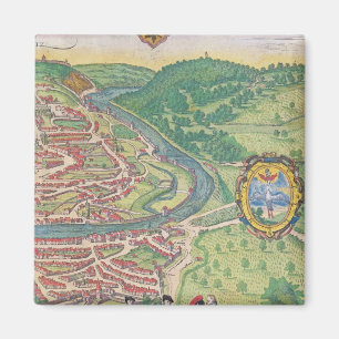 Karte von Wien Magnet