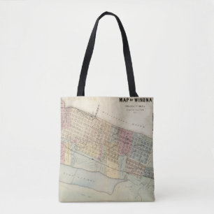 Karte von Winona, Minnesota Tasche
