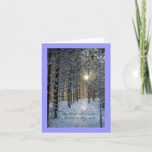 Karte - Wald im Winter