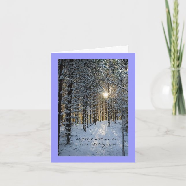 Karte - WaldIm Winter (Vorderseite)