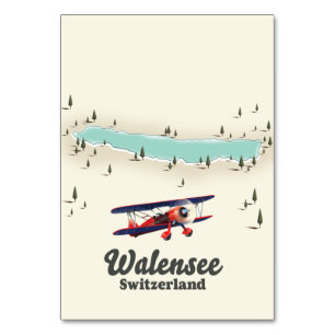 Karte Walensee Schweiz