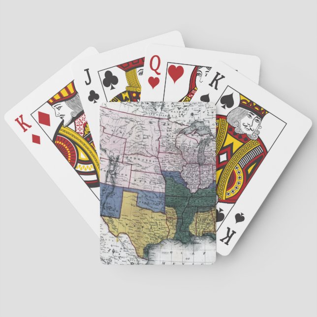 KARTE: ZIVILER Krieg, 1864 Spielkarten (Rückseite)