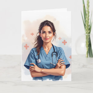 Karte zum Nurses-Week-Jubiläum