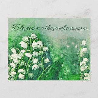 Karte zum Schreiben von Wörtern aus Beileid