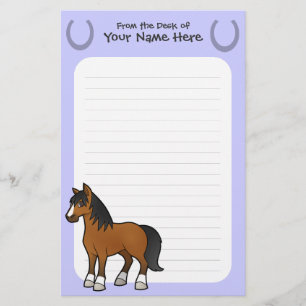 Kartei Pferd Briefpapier