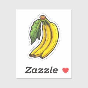 Karteikarte Banane Aufkleber