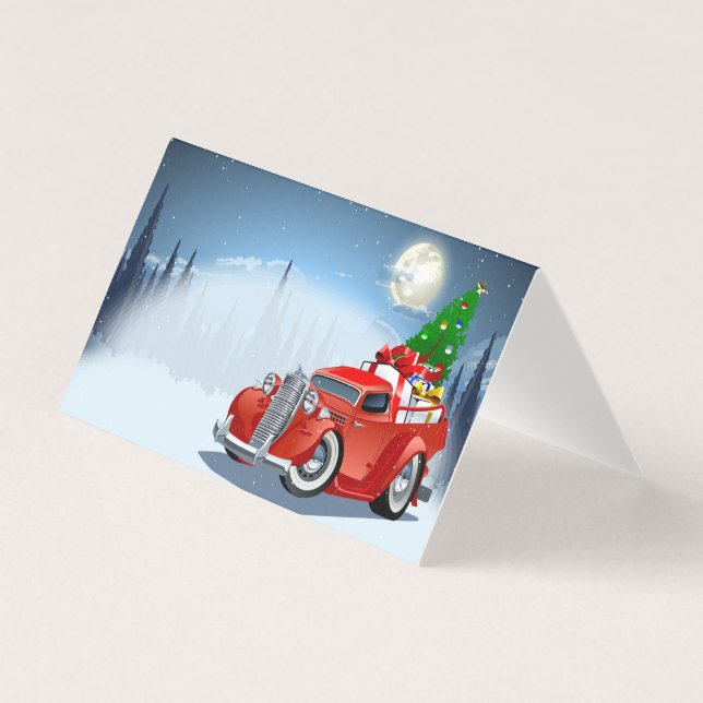 Karteikarte Gruß Weihnachtskarte (Vorderseite)