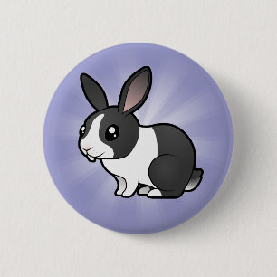 Karteikarte Kaninchen (hochstehendes Ohr glattes F Button