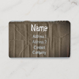 Karteikarte Visitenkarte