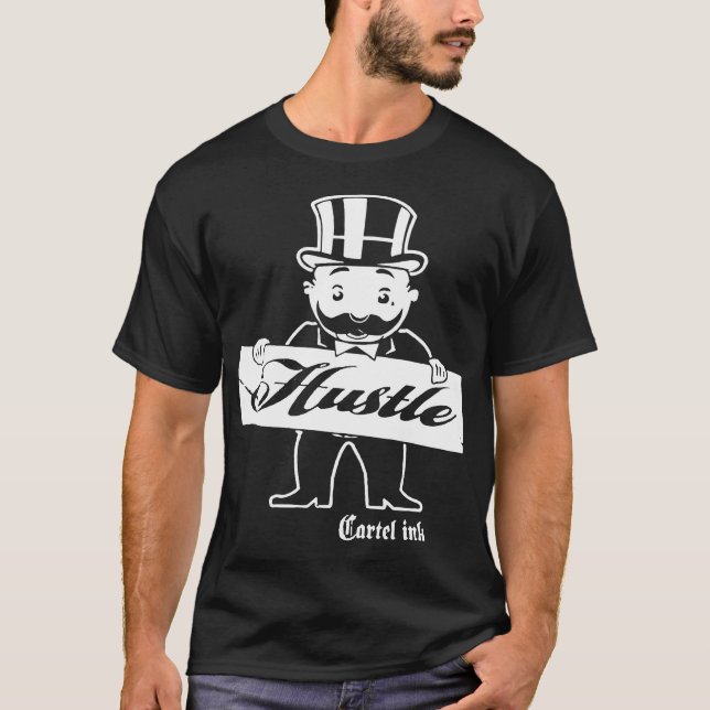 Kartell-Tinten-Gedränge-Monopol-Mann-Gedränge-T - T-Shirt (Vorderseite)