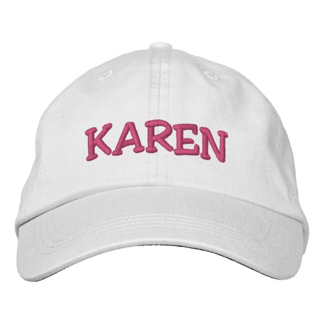 KARTEN BESTICKTE BASEBALLKAPPE (Vorderseite)