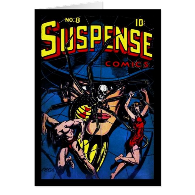 Karten Comic Buchcover Vintag (Vorne)