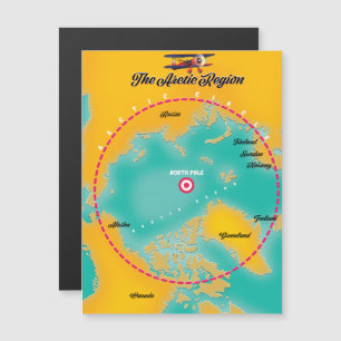 Karten der Arktisregion Nordpol