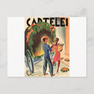 Karten der Einladungen Vintage Kuba Plakate