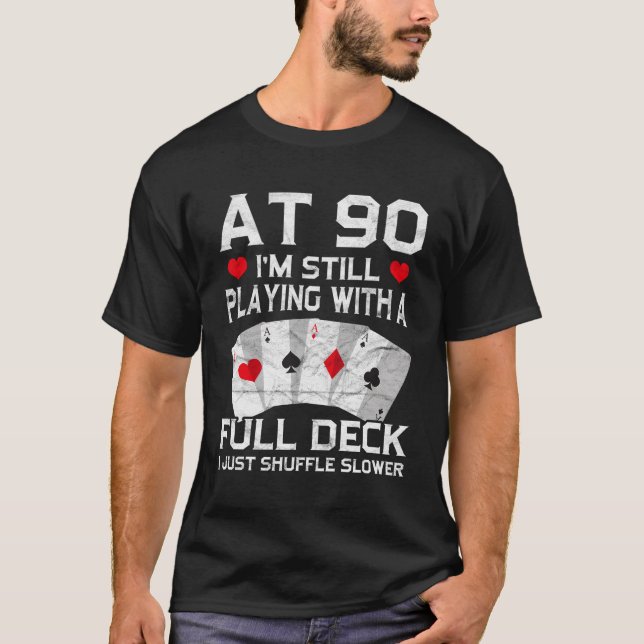 Karten der Hand 90. 90. T-Shirt (Vorderseite)