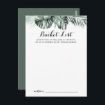 Karten der weißen Hochzeitskalender in tropischer<br><div class="desc">Diese weißen Hochzeitskarten aus tropischer Vegetation sind die perfekte Wahl für einen rustikalen Hochzeitsempfang oder ein Brautparty. Die Einrichtung besteht aus grünen Palmenbouquets mit hübschen weißen Blume. Ändern Sie den Wortlaut in Anzug jedes Lebensereignisses. Das Schild der Schaufelliste wird separat verkauft.</div>
