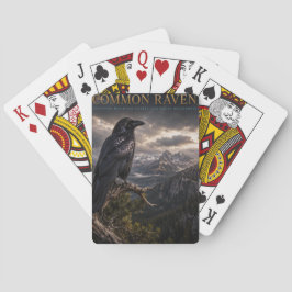Karten des Common Raven Mountain Wilderness ANIMAL Spielkarten