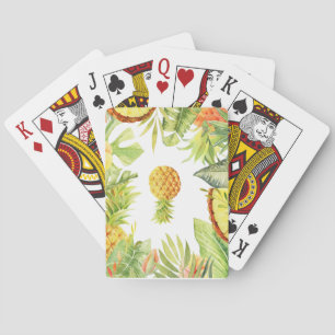 Karten für Ananas auf den Kopf Spielkarten