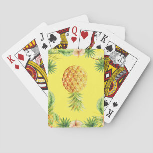 Karten für Ananas auf den Kopf Spielkarten
