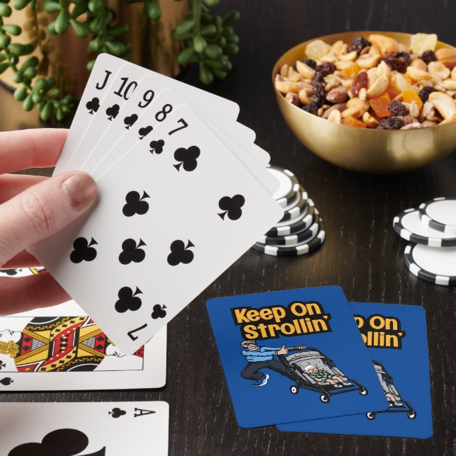 Karten für Coole Großväter spielen Spielkarten (In Situ)