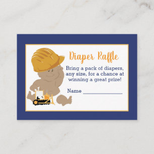 Karten für die Diaper-Raffle zur Baustellen-Baby-P