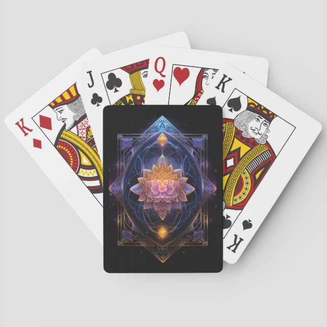 Karten für die heilige Geometrie Spielkarten (Rückseite)