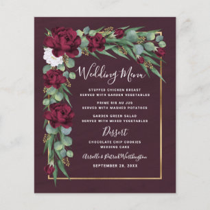 Karten für die Hochzeit im Herbst von Burgund und 