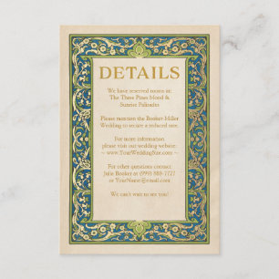 Karten für die Hochzeitdetails   Leuchtgarten