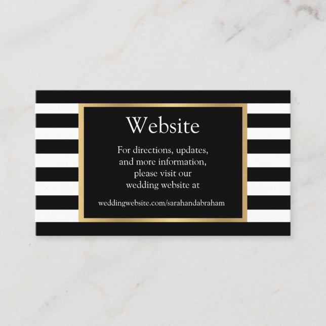 Karten für die Hochzeitswebsite (Vorderseite)