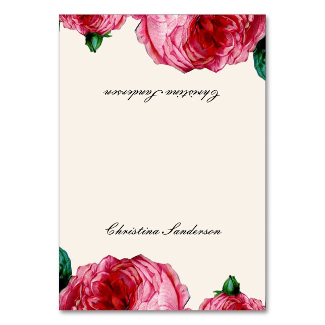 Karten für die Vintage Rose (Vorderseite)