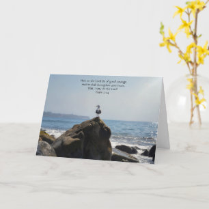 Karten für Frieden und Glauben am Meer bei wichtig