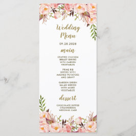 Karten für Hochzeiten von "Peony Blush" in Rosa un