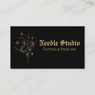 Karten für individuelles Tattoo-Studio   Modern un