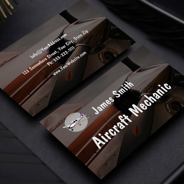 Karten für mechanische Berufliche Dienste von Luft (Von Creator hochgeladen)