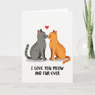 Karten für Miezen und ewige Liebe Katzen