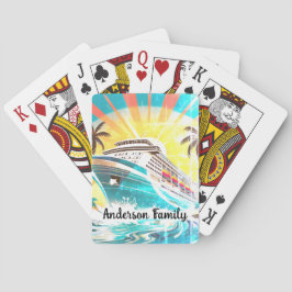 Karten für personalisierte Kreuzfahrten Spielkarten