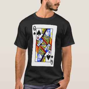 Karten für Queens Poker Kartenspiele für Spades T-Shirt