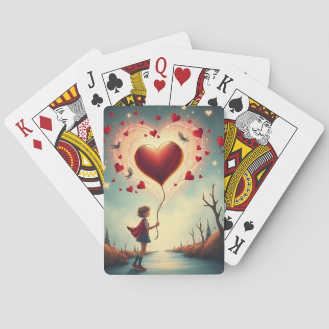 Karten für Valentine Spielkarten (Rückseite)