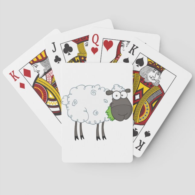 Karten für Wollschäfe Spielkarten (Rückseite)