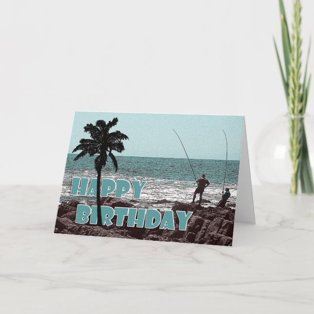 Karten - Geburtstag von Angeln und Anglern (Vorderseite)
