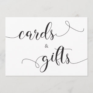 Karten & Geschenke Hochzeits-Schild Karte - Kallig
