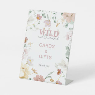 Karten & Geschenke Mädchen Wild und Wunderbar Rosa Sockelschild