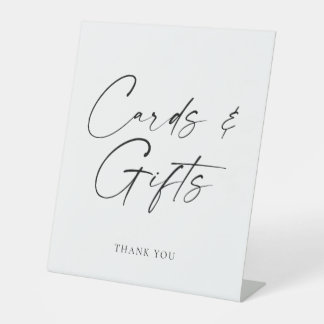 Karten & Geschenke Podestschilder Sockelschild
